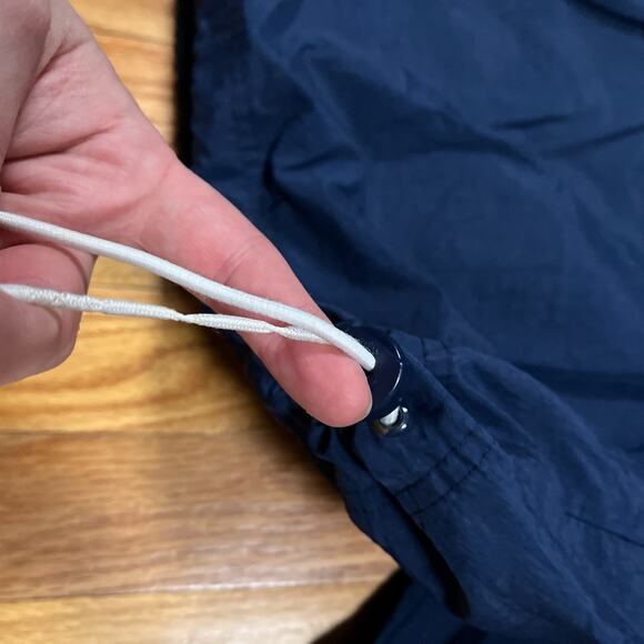 90s Nike Vintage Center Swoosh Pullover 1/4 Zip Windbreaker Blue Green XXL Retro - Picture 11 of 12